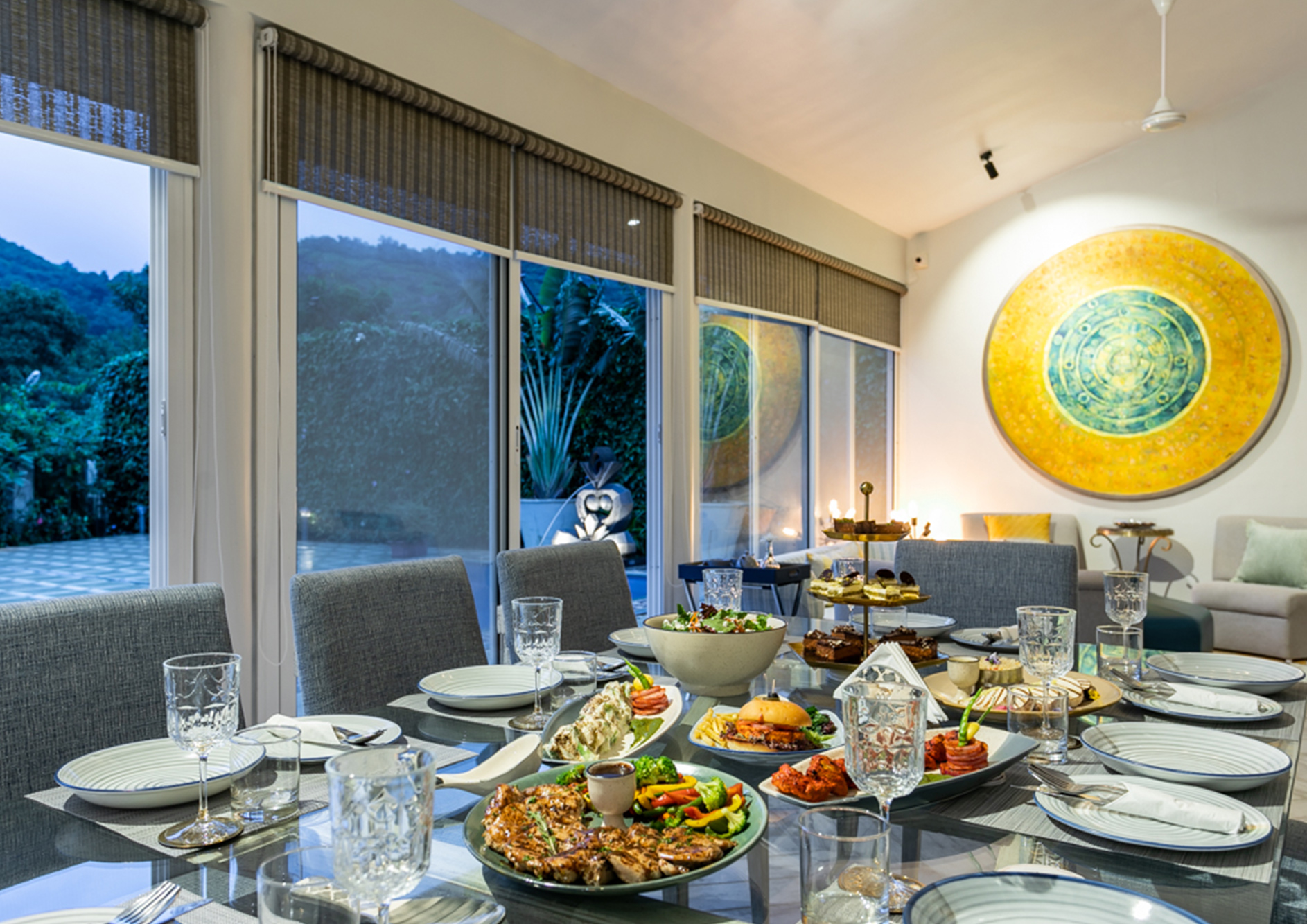 Dining Table Villa in Lonavala - Le Sutra Great Escapes